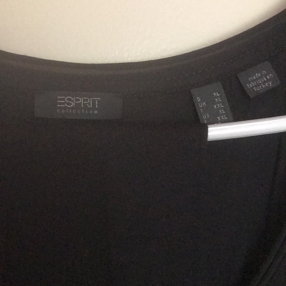 Women’s Black Esprit Tank Top and Scarf size XL - Picture 3 of 4